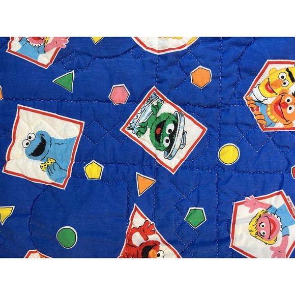 Handmade Sesame Street Blanket Embroidered Animals Baby Blanket - Picture 14 of 16